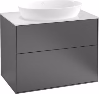 V&B mobile Finion 80x60,3cm, lavabo pl. bla m, Oli. m Lac