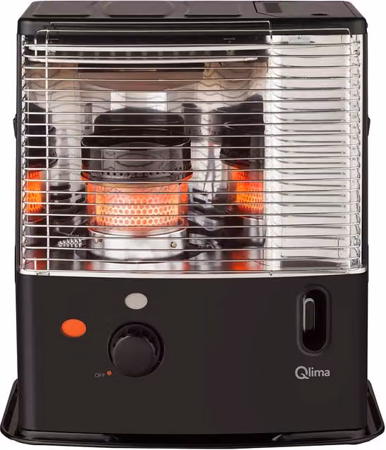 Stufa a combustibile Qlima R3224 X da 2,4 kW colore nero