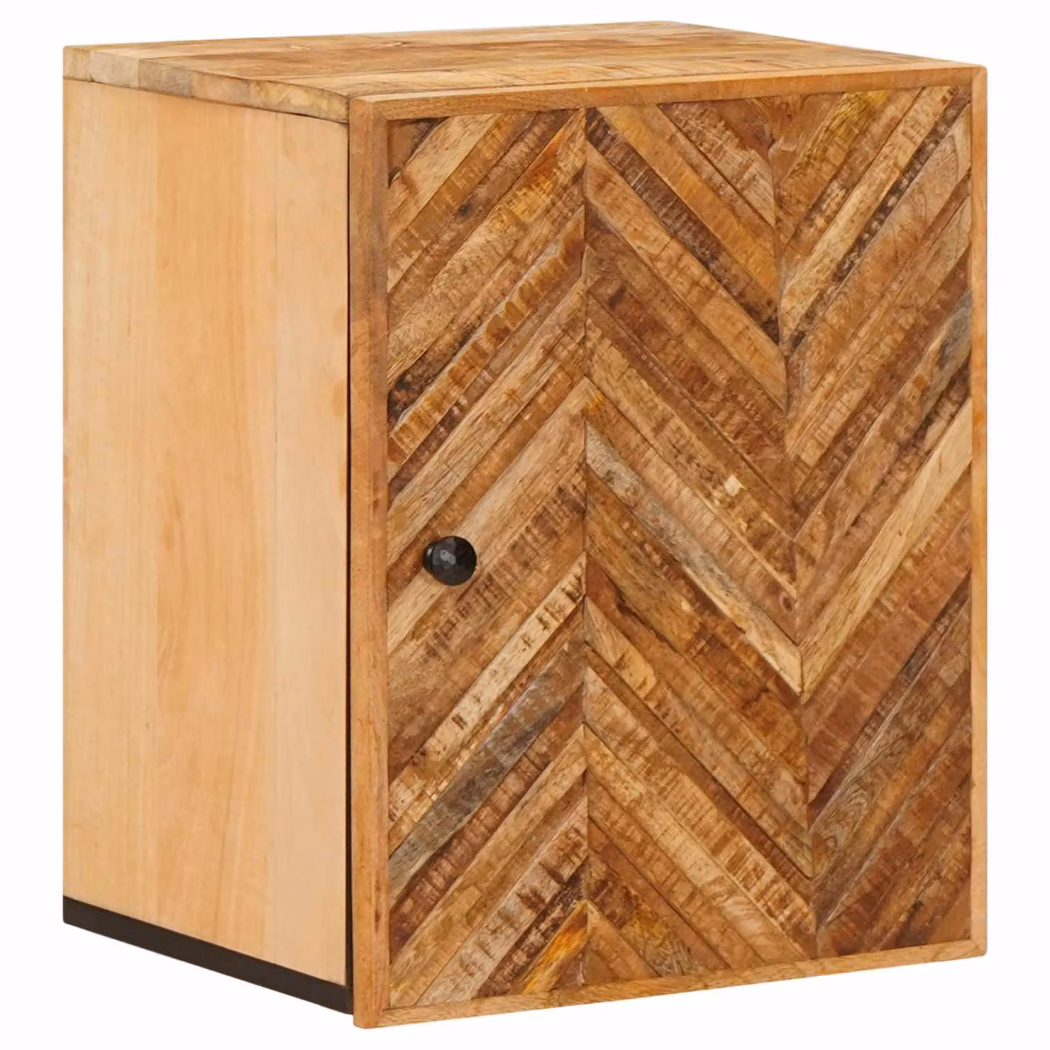 Armadio pensile vidaXL in legno di mango marrone con ante a battente, L/P/H: 38 x 33,5 x 48 cm