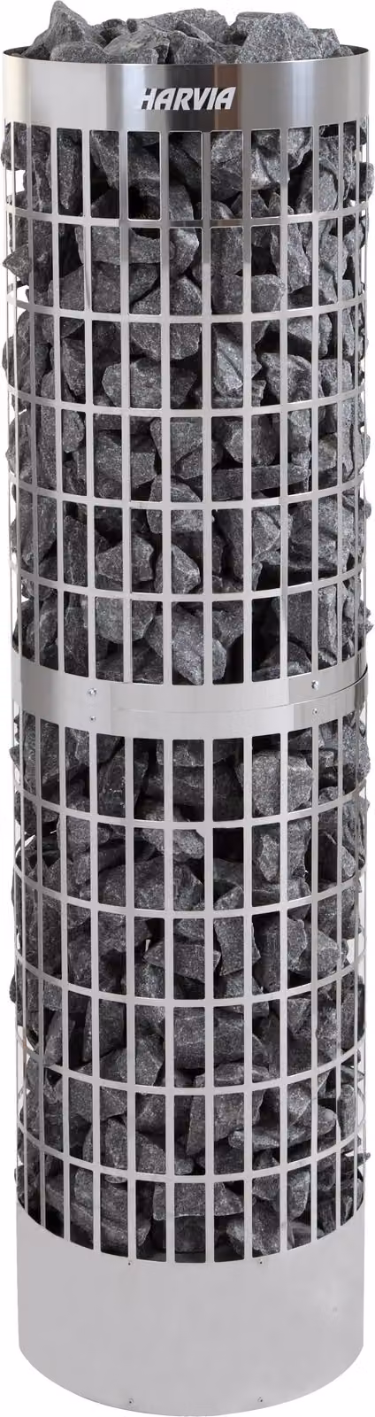 Stufe per sauna Harvia Cilindro PRO 10 / 13,2 kW | richiede un sistema di controllo separato | HPCE100400