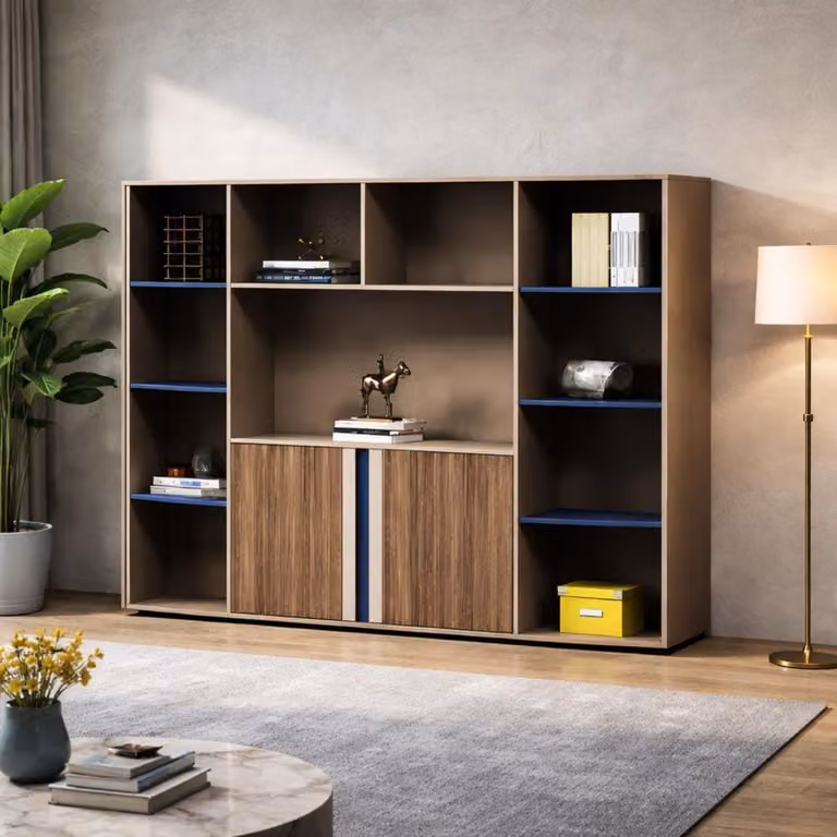 Libreria marrone - Armadio portadocumenti di alta qualità - Arredamento esclusivo