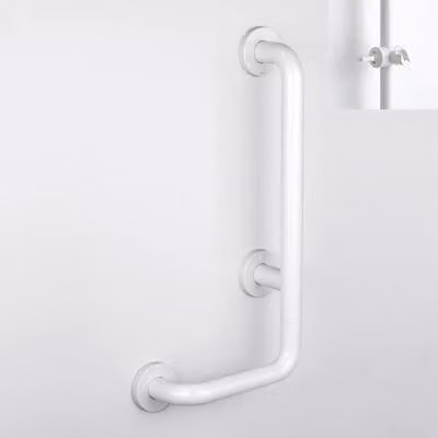 pba 01 Maniglione con BH R 220x520 mm, a forma di L, in nylon