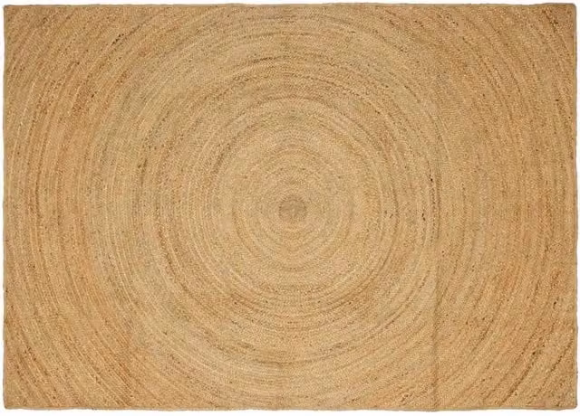 Tappeto rettangolare in juta beige vidaXL L: 160 cm, P: 230 cm – 1