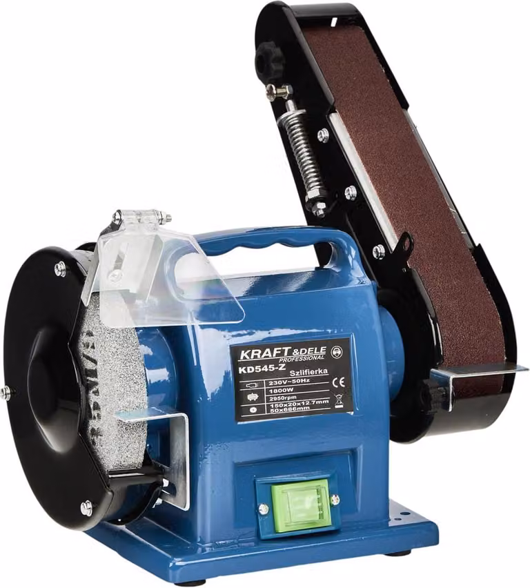 Kraft&Dele KD545-Z Levigatrice a nastro e a disco 1800W 2in1