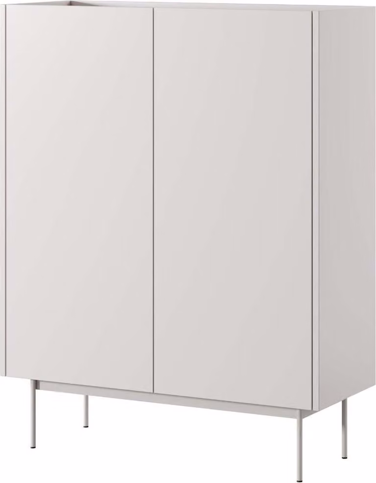 Credenza FURNLUX Colore Beige 97cm / Colore principale: Beige / Dimensioni: 97 x 122 x 37 cm
