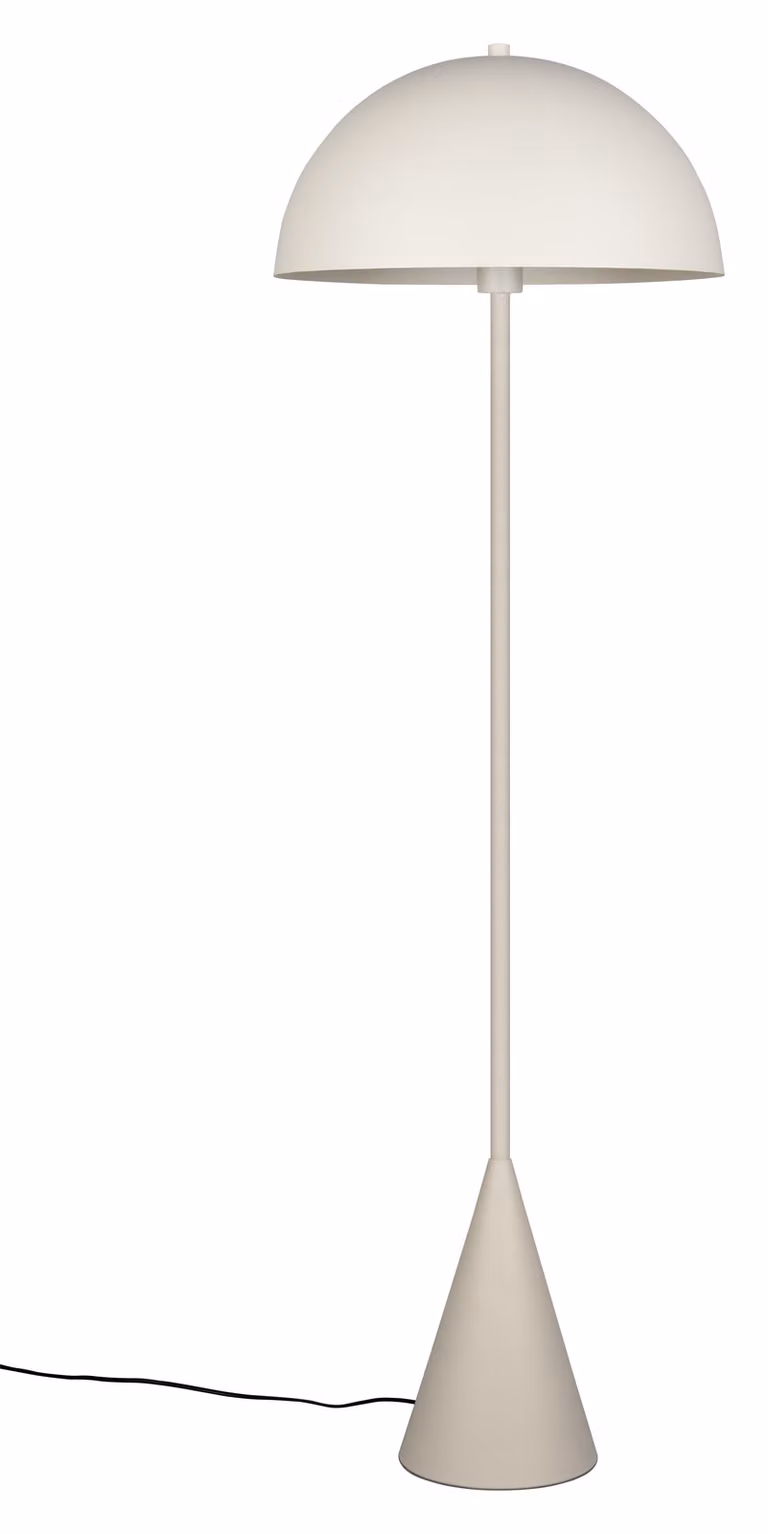 Lampada da terra grigia a fungo per soggiorno e camera da letto 130 cm 1xE27 40W ALFIE Trio