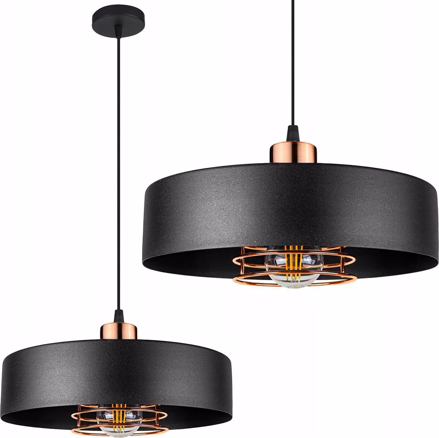 Lampada tooLight App1246-1Cp Black Rose Gold