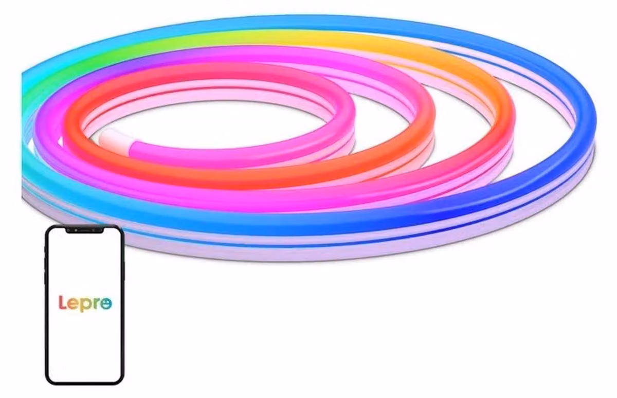 LEPRO N1-5, striscia LED RGB smart, 5 metri