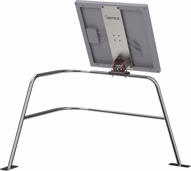 Supporto per balcone per pannello da 50W in acciaio inossidabile color argento Senza Marca