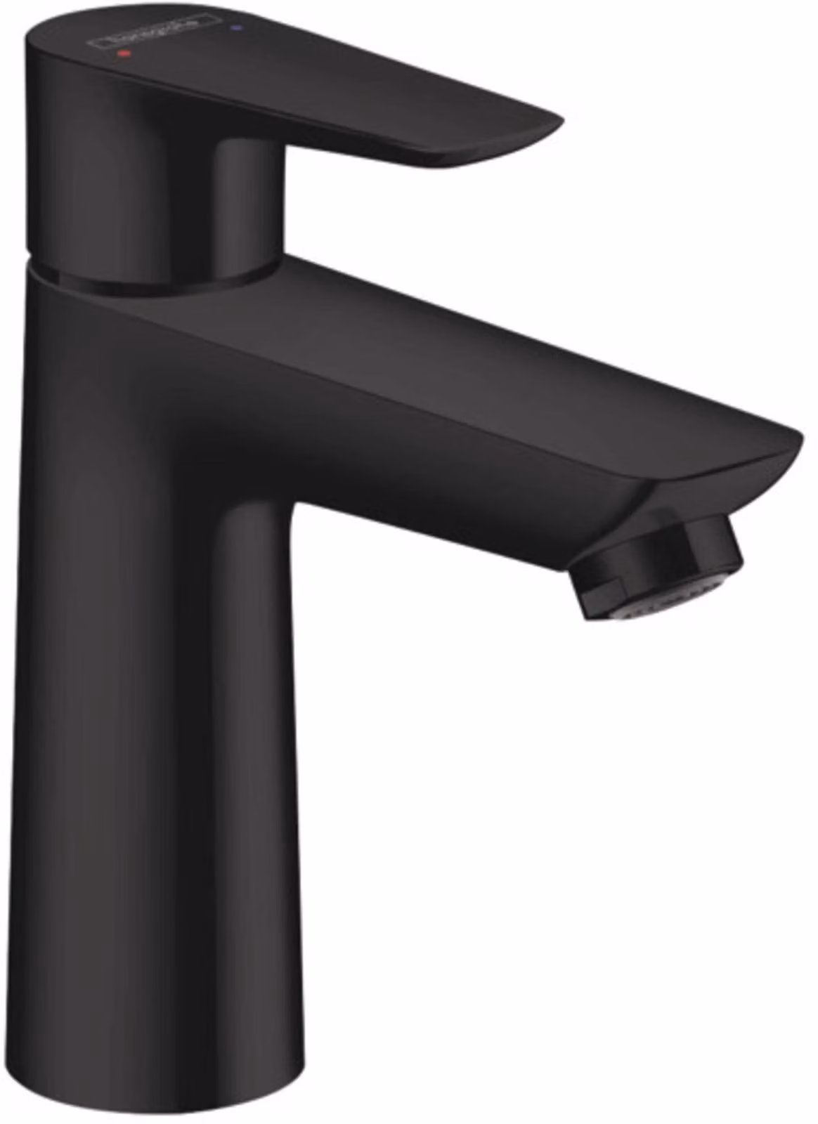 Miscelatore per lavabo Talis E, 110 mm, nero opaco, 1 pezzo