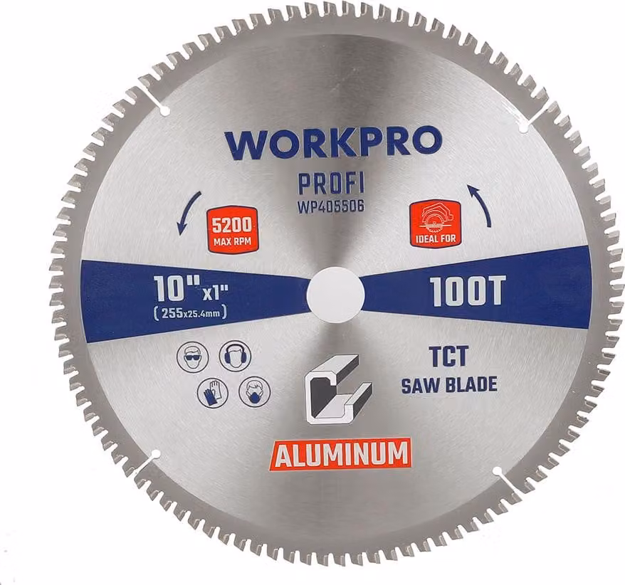 Lama per sega da legno Workpro da 165 mm con 48 denti: taglio netto e veloce del legno - Workpro