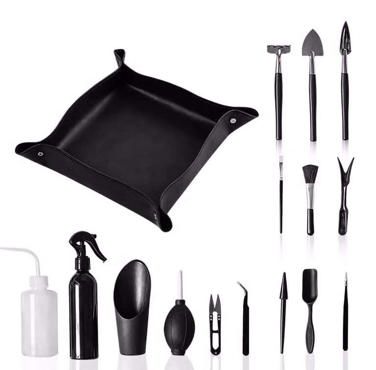 Set di 16 strumenti per bonsai, ideale per la cura delle piante