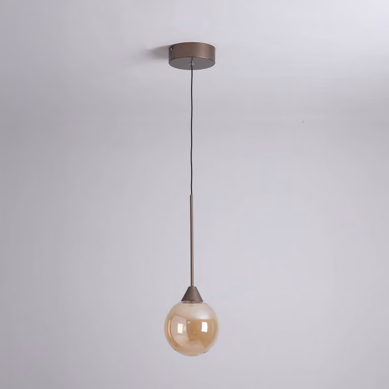 Searchlight Lampada a sospensione Opus, dimmerabile, Bronzo / Ottone antico, Soggiorno / Sala da pranzo, Metallo, Lampada a sospensione