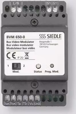 Siedle BVM650-0 Modulatore video bus grigio (210008126-00)