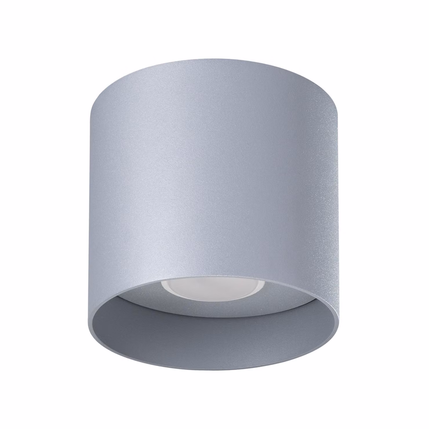 Lampada da soffitto MIKA grigio 1xGU10 10W alluminio 11x12x12cm Sollux Lighting