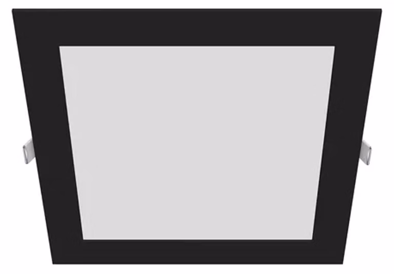 Forlight - Faretto da incasso a soffitto Easy CCT Square Recessed 170x170 Alluminio, polistirene nero, OPAL