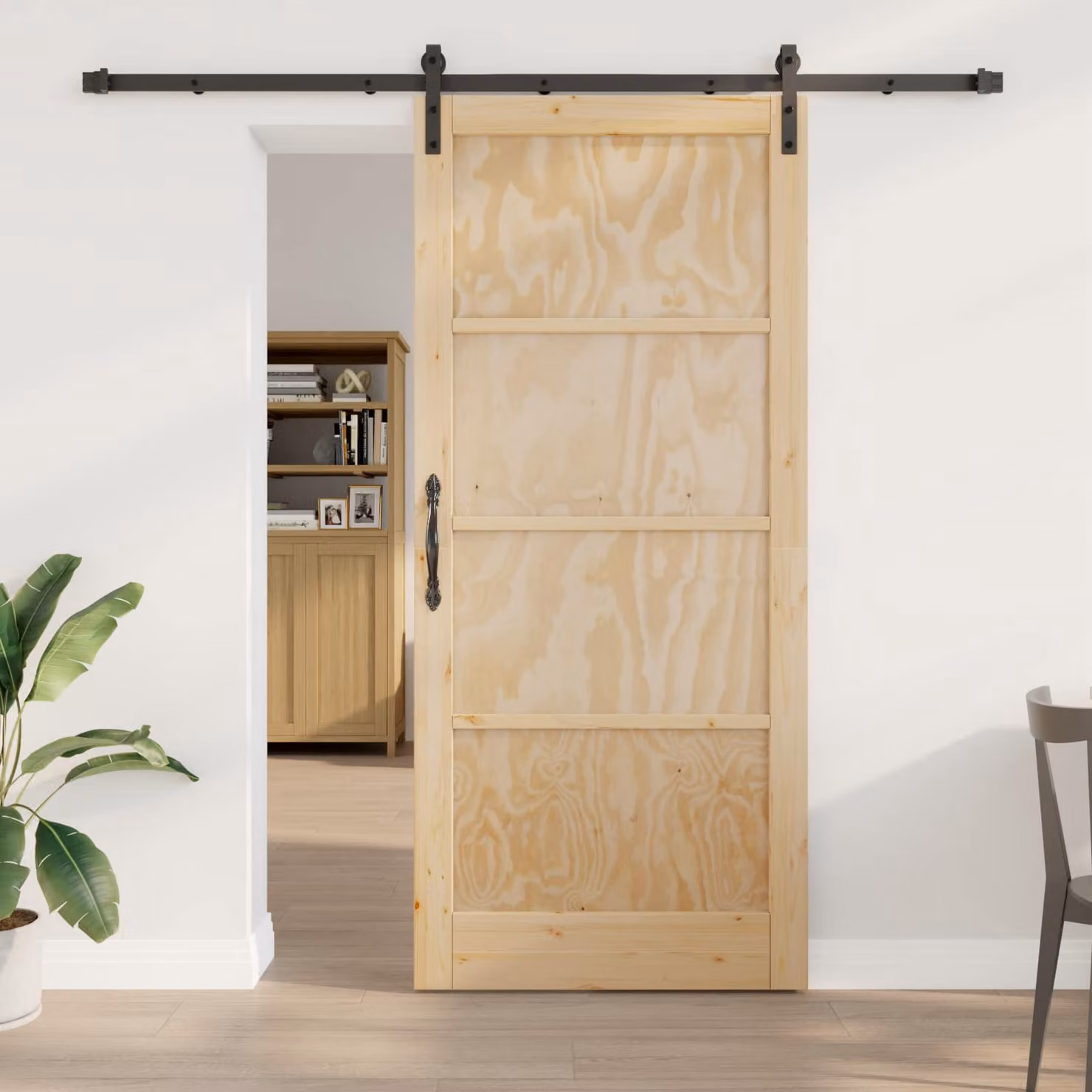 vidaXL Porta scorrevole 93 x 211 cm Legno ingegnerizzato