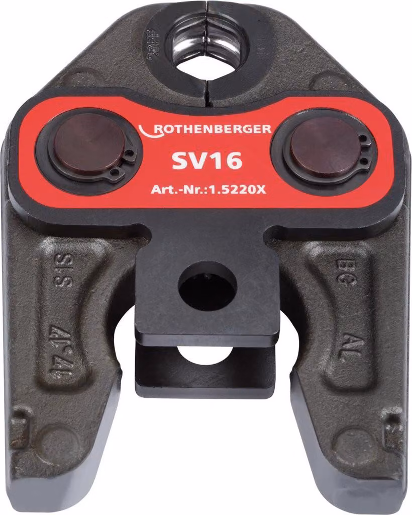 Ganascia di pressatura Rothenberger SV 16 mm 015220X (pressatrice) Larghezza nominale: 16 mm