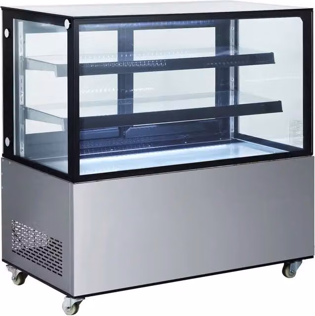 Vetrine refrigerate da banco Hendi Arktic con 2 ripiani, 410 l, argento e acciaio inossidabile