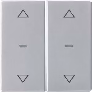 Berker 80961321, Pannello con pulsanti, Alluminio, Termoplastica, Berker Q.x, 1 pezzo