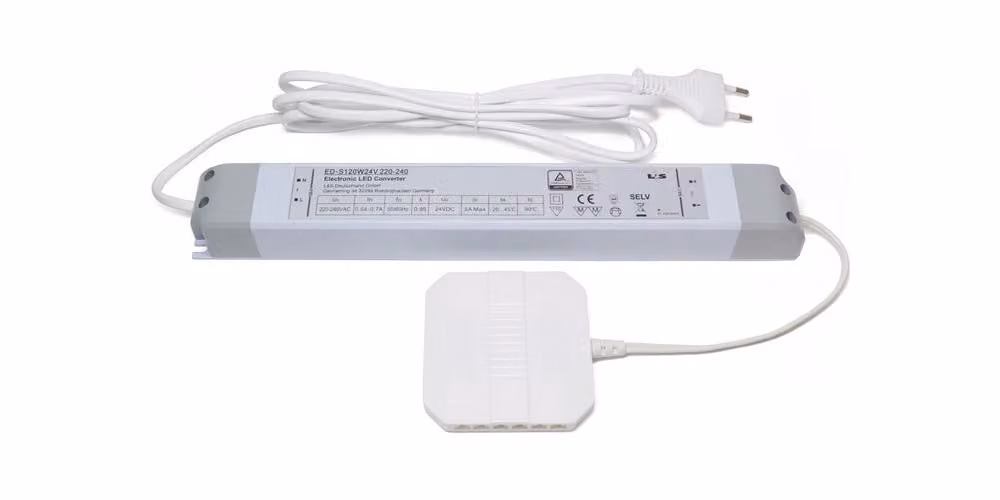 Convertitore LED L&S 230 V 24 V 120 W Distributore a 12 vie - 2000472