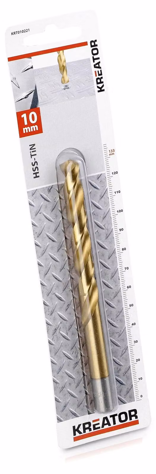 Punta in metallo titanio HSS Ø 10x133mm