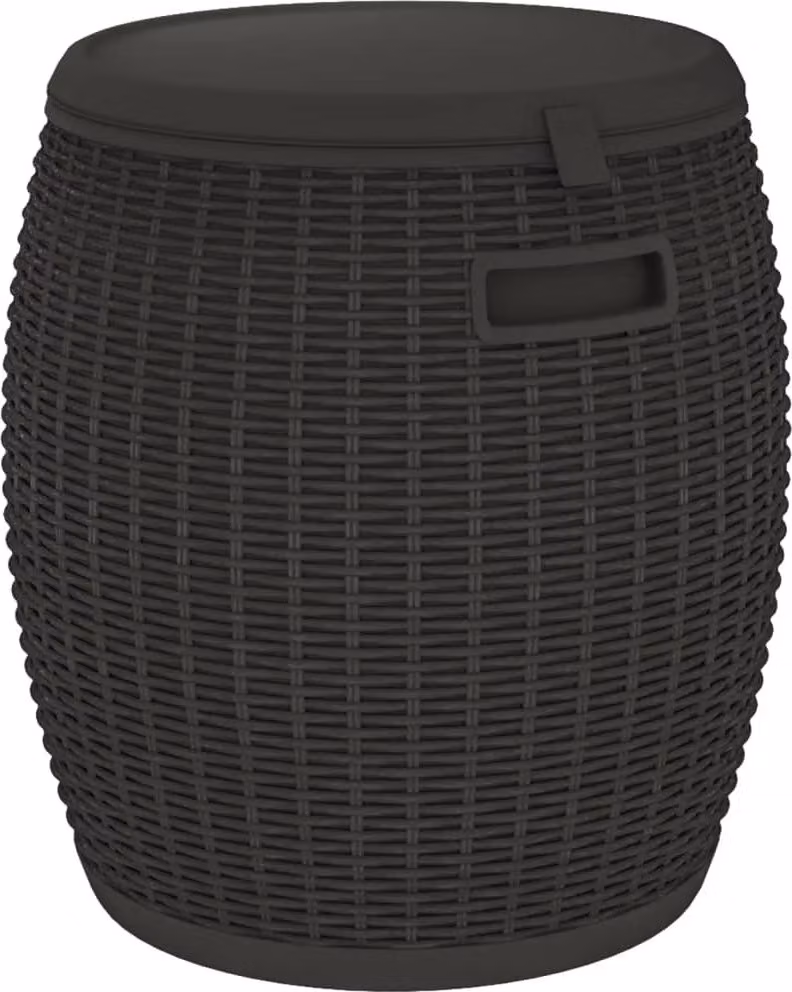 Contenitore da Giardino 4 in 1 Polipropilene Nero