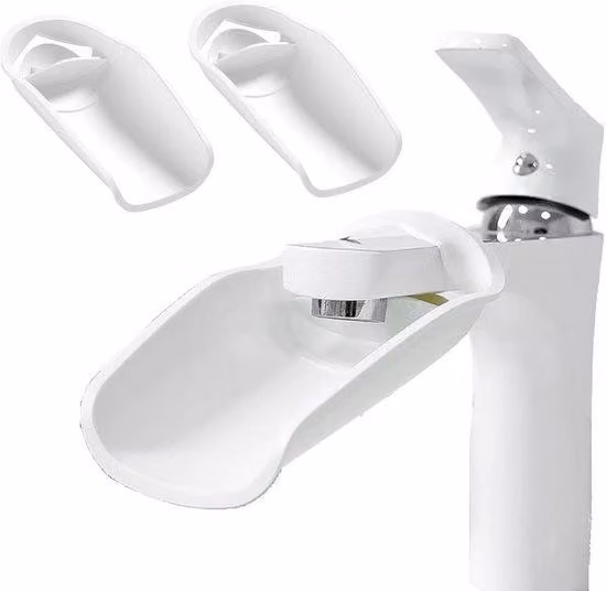 Prolunga per rubinetto adatta ai bambini | 3 pezzi | Bianco | Accessori per rubinetti