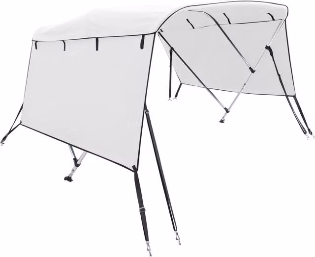 Bimini di Prua con Pareti Laterali 3 Archi 183x(154-167)x137cm CFW2721885