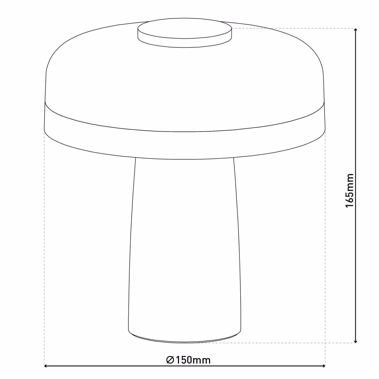 Näve Lampada da tavolo a LED Pilu, dimmerabile, Verde, Soggiorno / Sala da pranzo, Metallo, Moderno, Lampada da tavolo LED