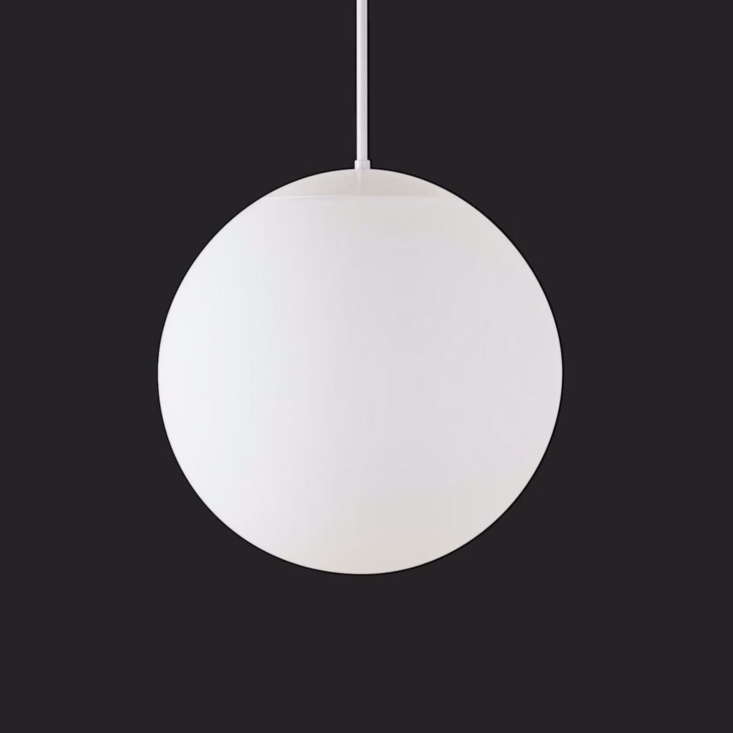 OSMONT ADR72512 ADRIA P3 HP apparecchio a sospensione in vetro bianco IP40 4000 K 52W LED combinazione di emergenza 3 h