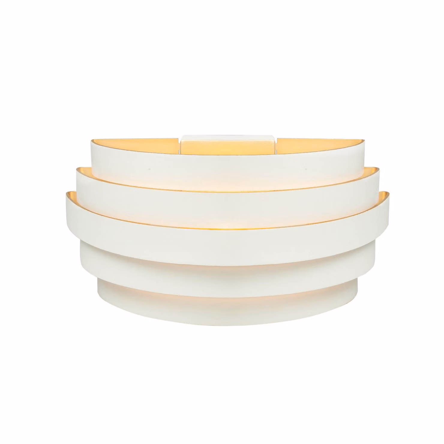 HighLight Applique da parete Scudo, dimmerabile, Bianco / Opale, Soggiorno / Sala da pranzo, Alluminio, Applique