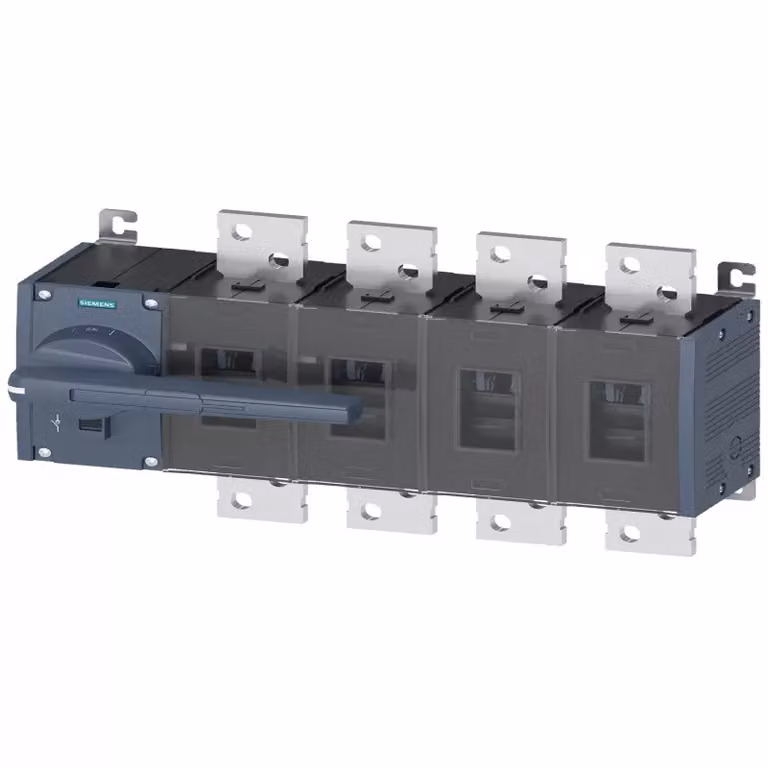 Interruttore sezionatore SIEMENS grigio 2000 A, 8 contatti di chiusura, 8 contatti di apertura, Siemens 3KD56420RE100