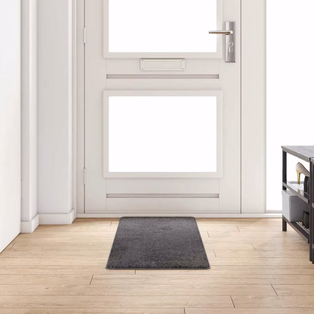 Runner in moquette vidaXL grigio, 50 x 150 cm, in polipropilene hand-tufted antiscivolo e resistente alle macchie
