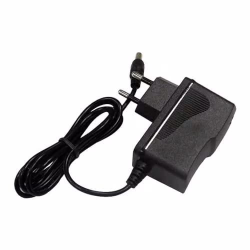 Alimentatore in Plastica 18W 12V 1,5A Plug&Play con Jack 2,1 Colore Nero IP44