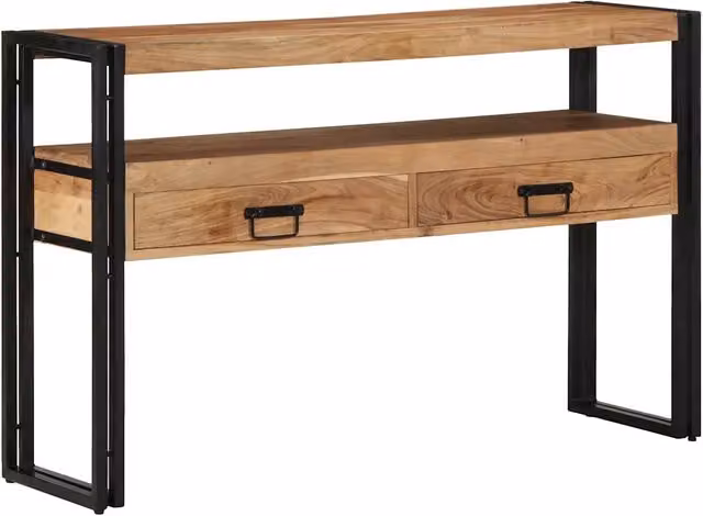 Tavolo consolle 120 x 33 x 75 cm Legno di Acacia Massello 4102740