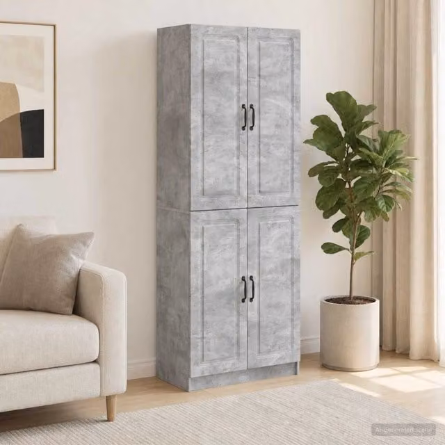 Set di armadi 2 pz Grigio Cemento Legno ingegnerizzato 3416946