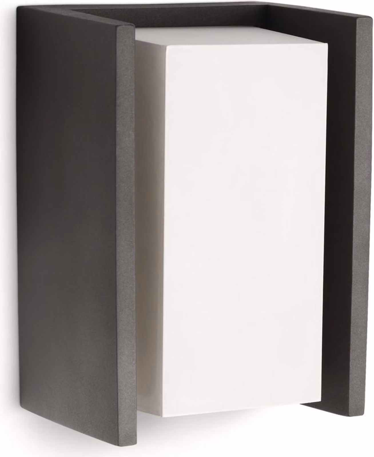 Philips EcoMoods Lampada da parete, Lampada da parete per esterni, Antracite, Alluminio, IP44, Giardino, Terrazza, II