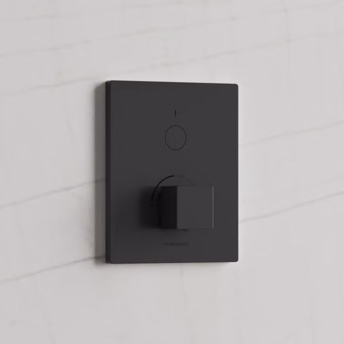 Miscelatore da incasso Kronenbach Smart Push per un utente, modello angolare