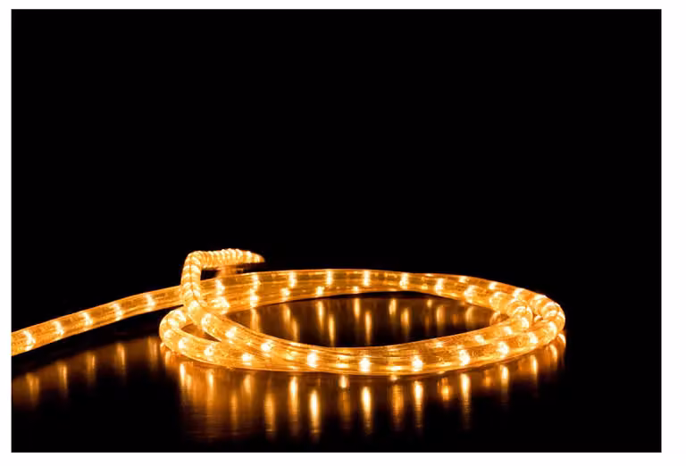 Striscia luminosa a LED, 10 metri, 100 LED bianco caldo, con timer, per interni ed esterni