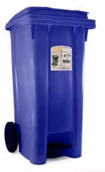 Bidone con pedale Stefanplast Urban Eco System Blu 120 l