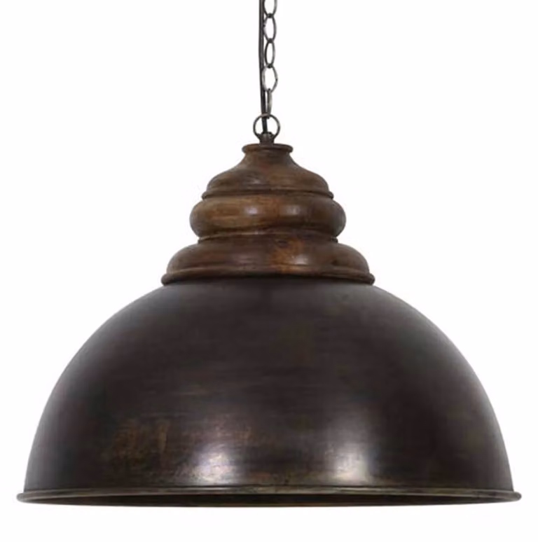 Lampada a sospensione - nero - Leia - metallo - Ø 52cm - E27 - 3078412 - Light & Living