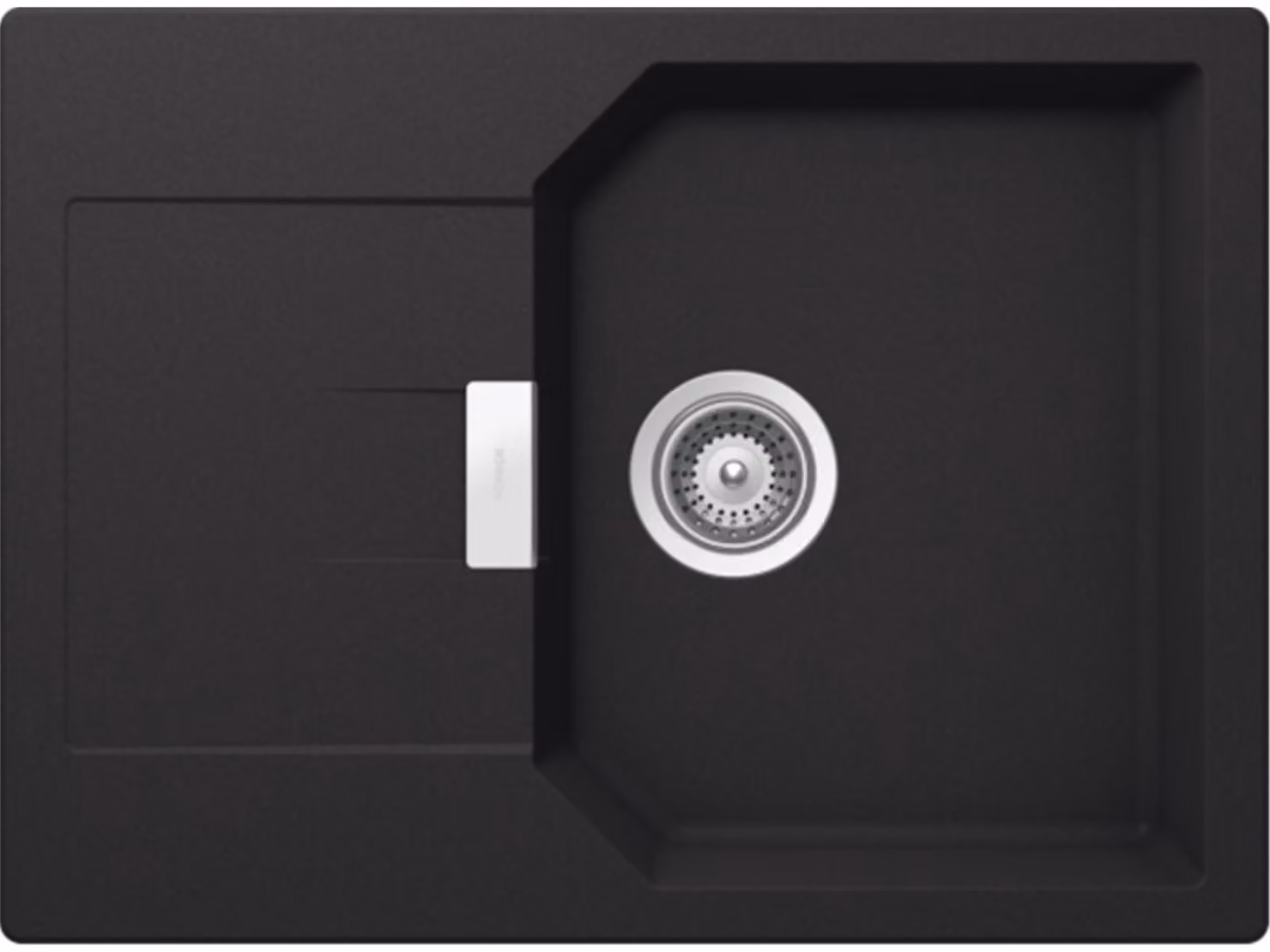 Lavello da incasso Schock Manhattan D-100S U Onyx - lavello sottopiano