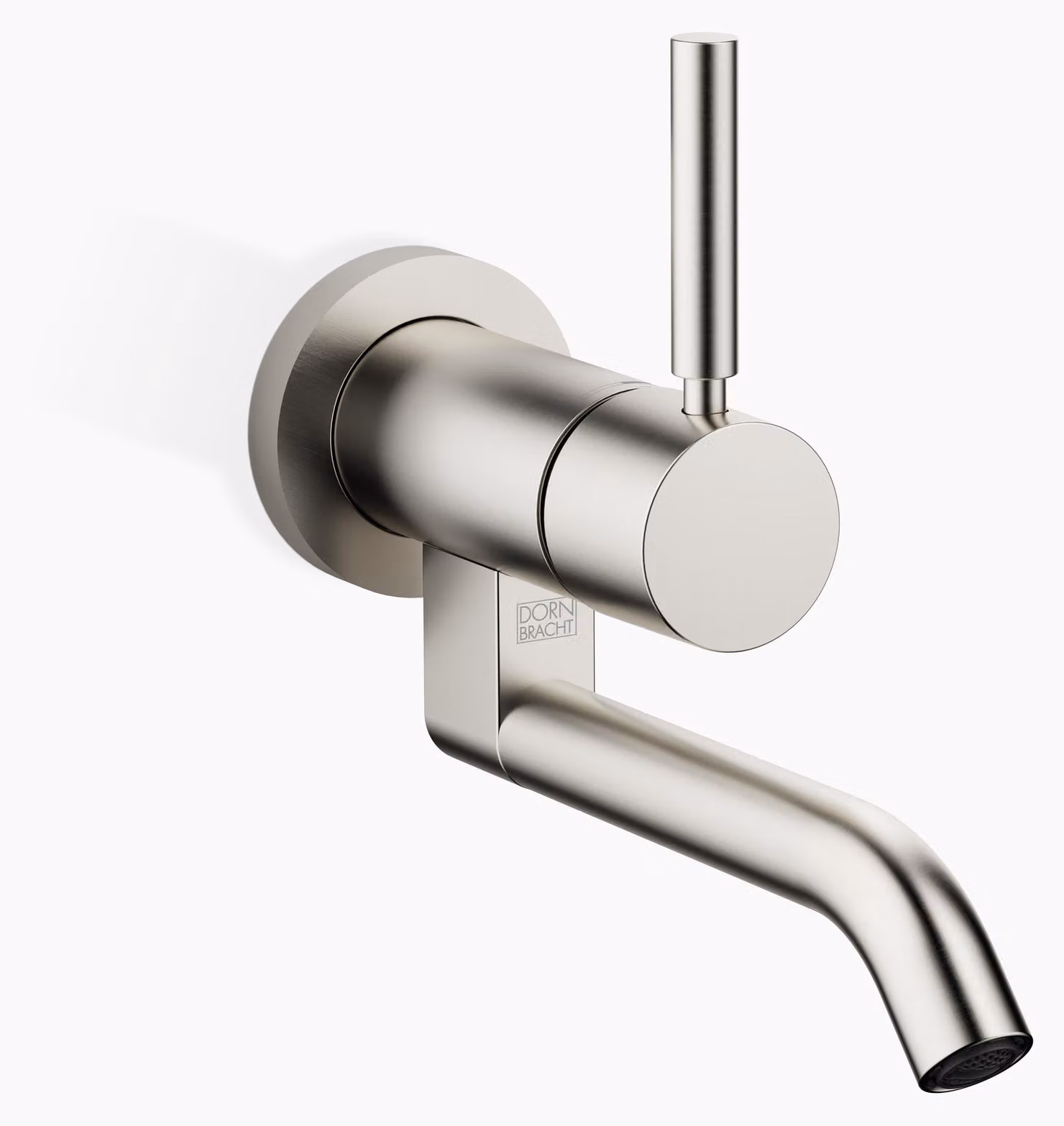 Dornbracht META Mitigeur monocommandé mural pour lavabos sans vidage, saillie 185mm, 36805660-06, 36805660-06