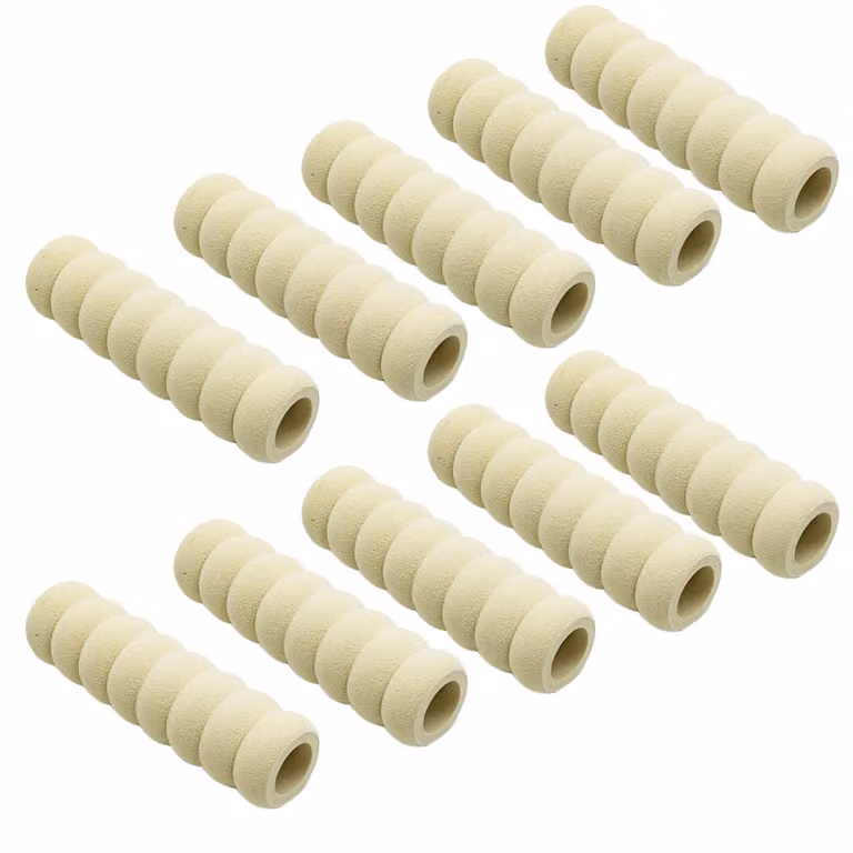 Copri-maniglie per porte - 10 pezzi, schiuma morbida, color beige