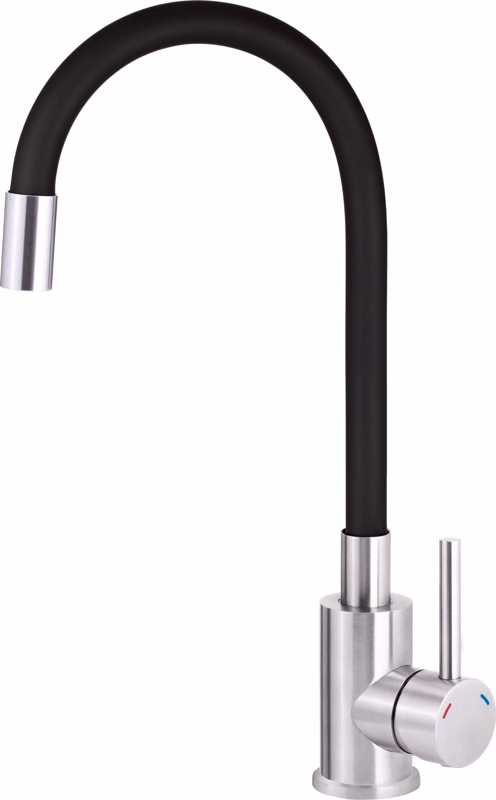 Kitchen faucet with flexible spout