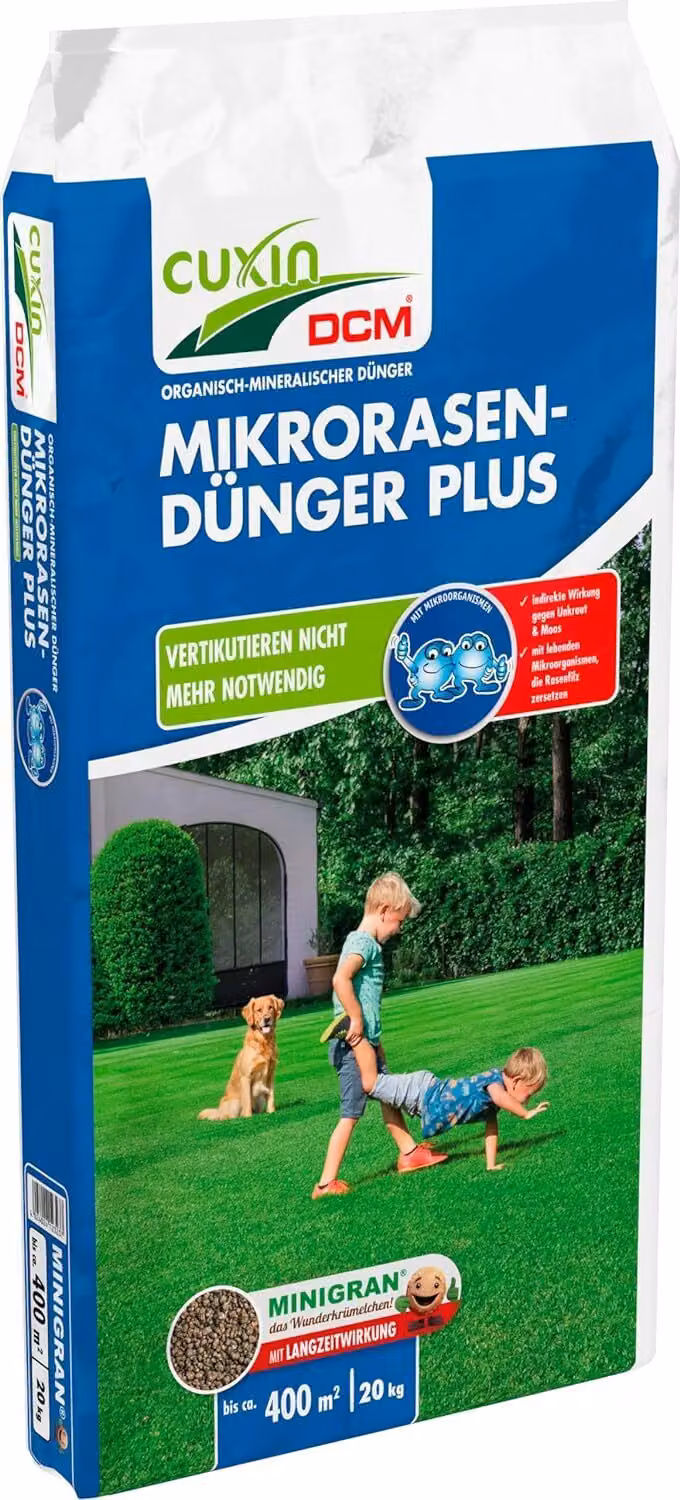 Cuxin DCM Micro Concime per prato Plus 20 kg minigran