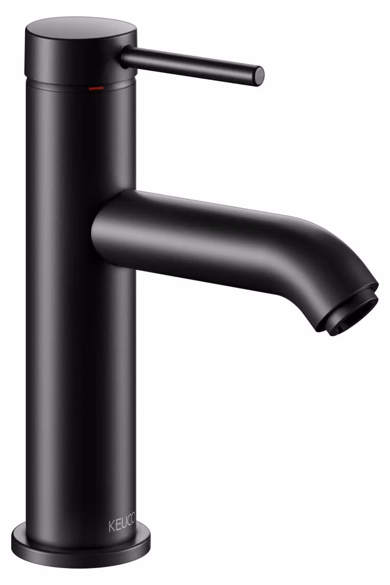 KEUCO IXMO Soft Mitigeur monocommandé pour lavabo 100, sans vidage à tirette, saillie 114mm, 59502372100, 59502372100