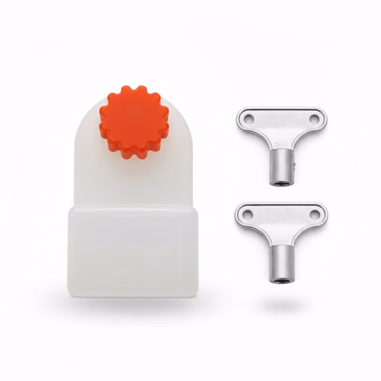 Set di chiavi per lo spurgo del riscaldamento con contenitore per l'acqua, incluse 2 chiavi metalliche per lo spurgo dei radiatori, chiavi per lo spurgo del riscaldamento