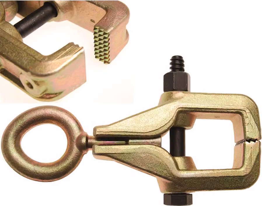 BGS Morsetto di raddrizzamento corpo 35 mm una direzione di tiro max. 3 t - 2903
